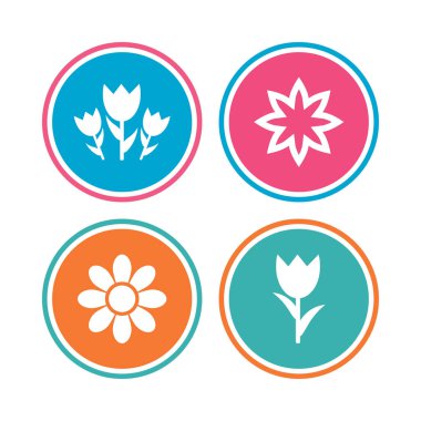 Çiçekler Icons set