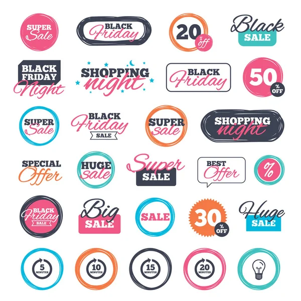 Sale icons set — Stock Vector