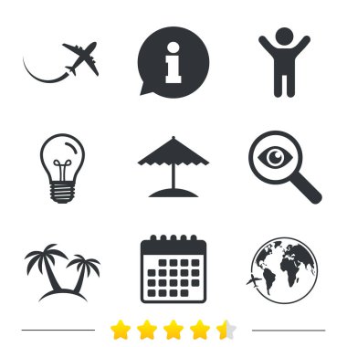 seyahat simgeleri ayarlandı