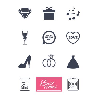 Düğün, nişan simgeler