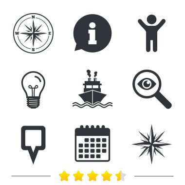 navigasyon simge seti