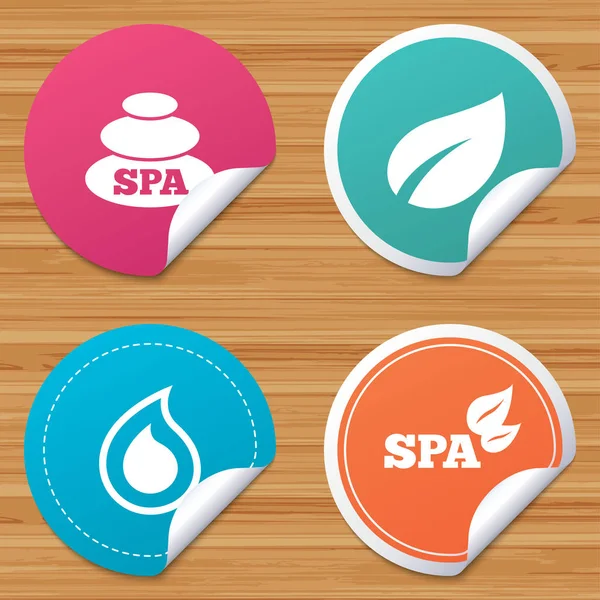 Spa icons set — Stock Vector