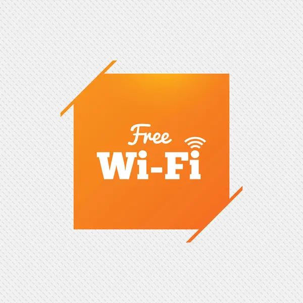 Free wifi sign — Stock Vector