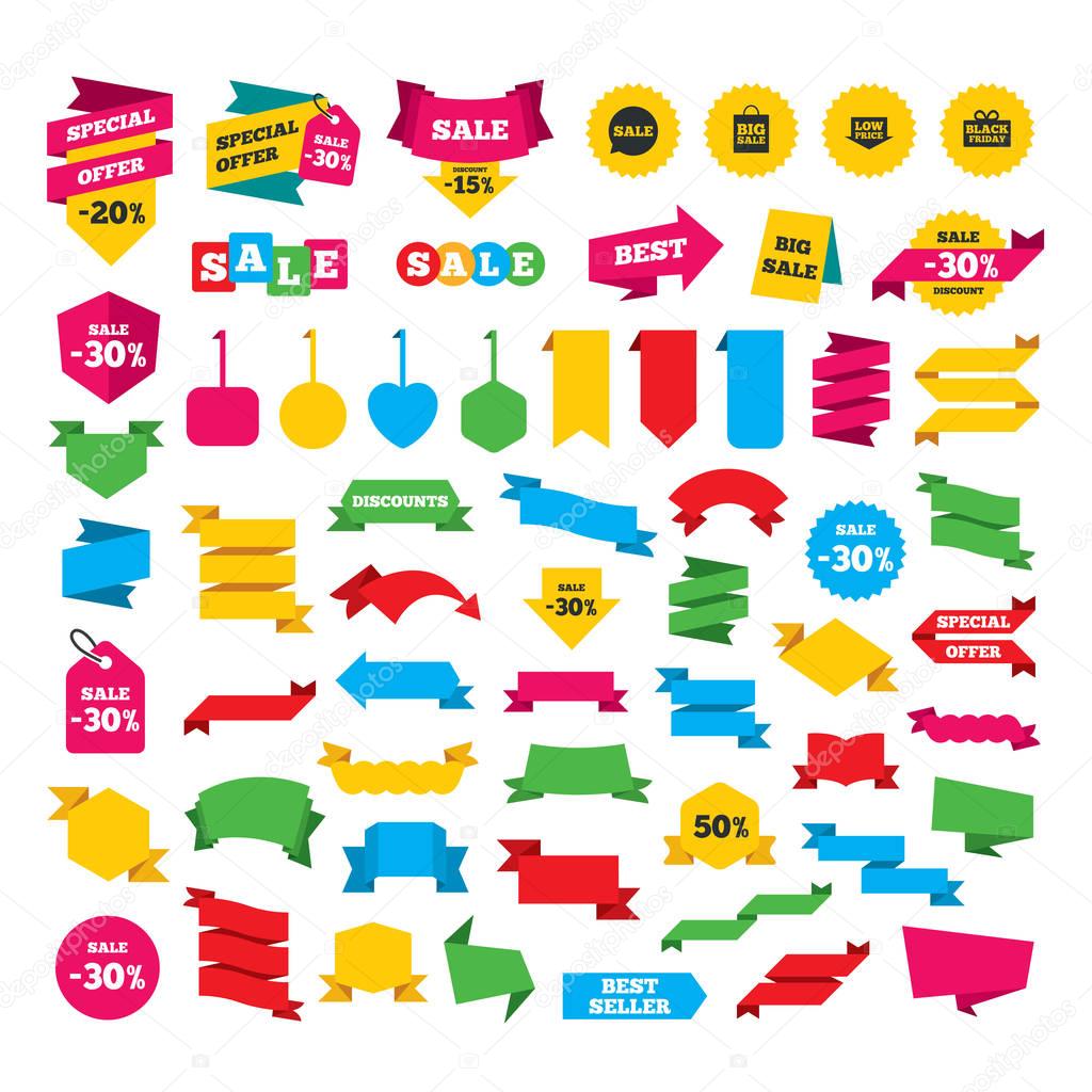  stickers, banners and labels Stock Vector by ©Blankstock 129804416