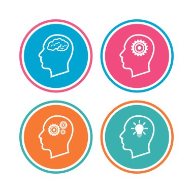 baş beyin ikonları ile