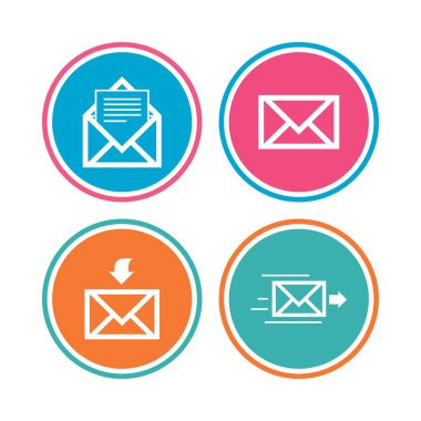 posta zarf simgeleri. 