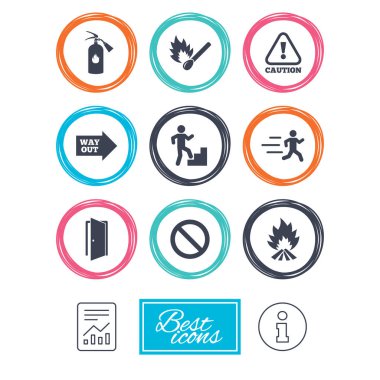 Yangın güvenliği, acil durum simgeleri