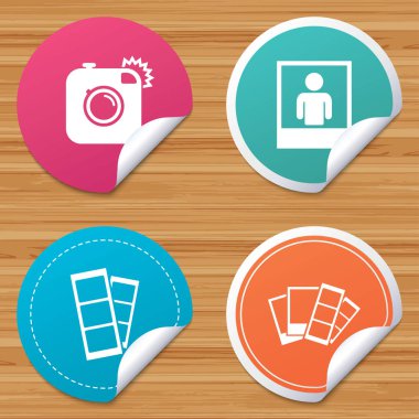 Fotoğraf kamera Icons set