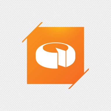 Peynir düz stil ikonu