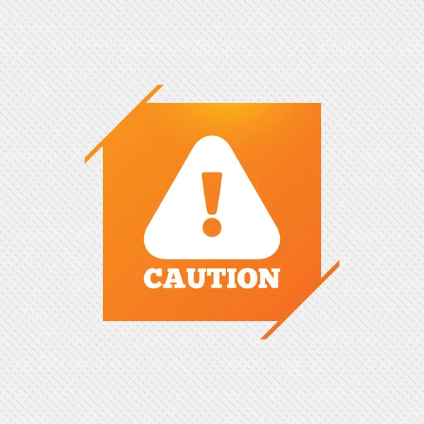 Attention flat style icon — Stock Vector