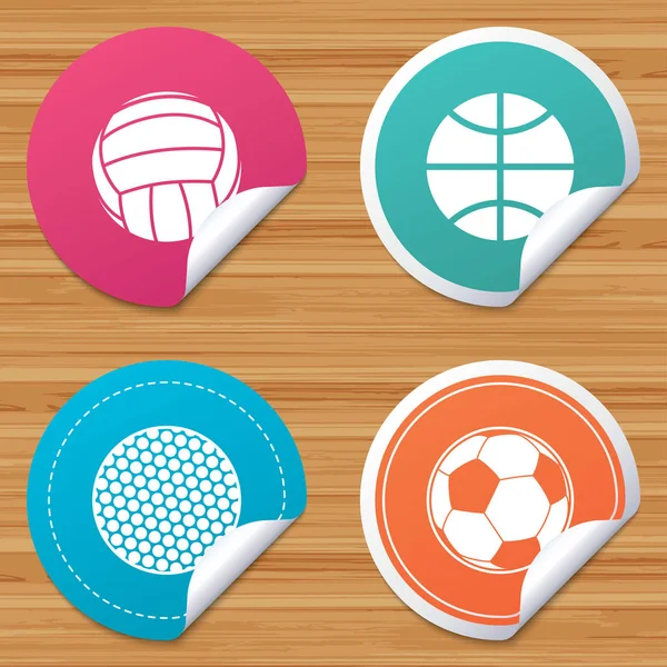 Sport balls icons