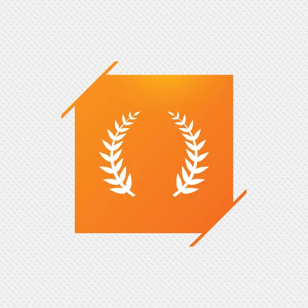 Laurel krans pictogram — Stockvector