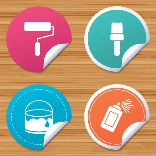 resim rulo, fırça simgeler