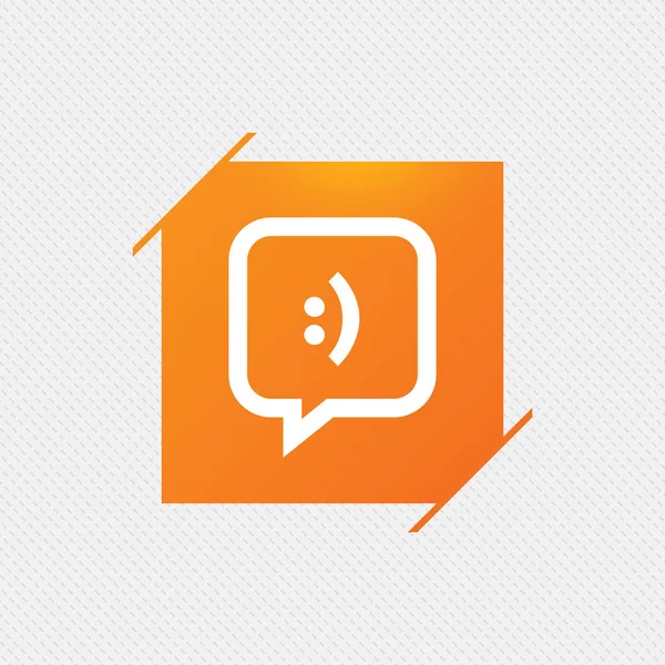 Chat teken pictogram — Stockvector