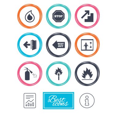 Yangın güvenliği, acil durum simgeleri