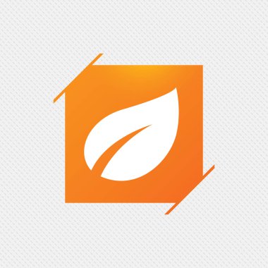 Yaprak düz stil ikonu