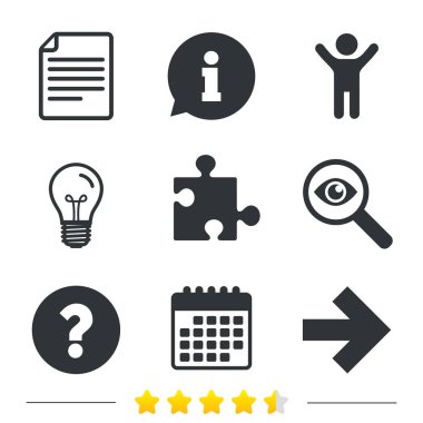 Soru işareti ve bulmaca işaretleri