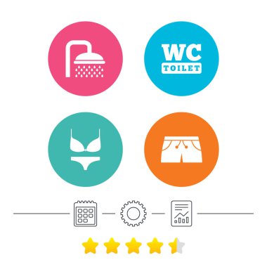 Yüzme Havuzu simgeler.