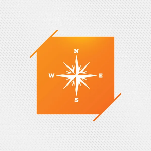 Compass flat style icon — Stock Vector