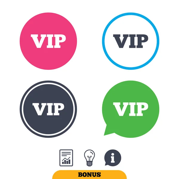 VIP-icons set — Stockvector