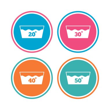 Yıkama Icons set