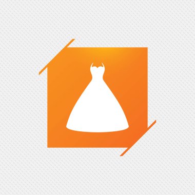 Düğün elbise simgesi