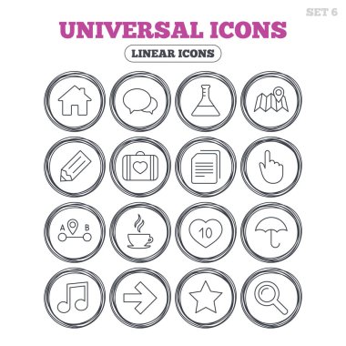 Evrensel simgesi. Konuşma balonu ve ilk yardım kutusu.