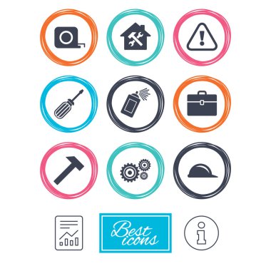 Onarım, inşaat simgeler. 