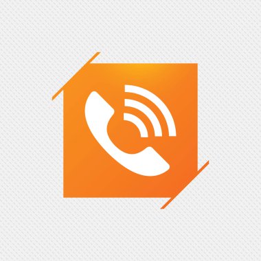 telefon işareti simgesi. 