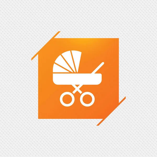Baby pram icon — Stock Vector