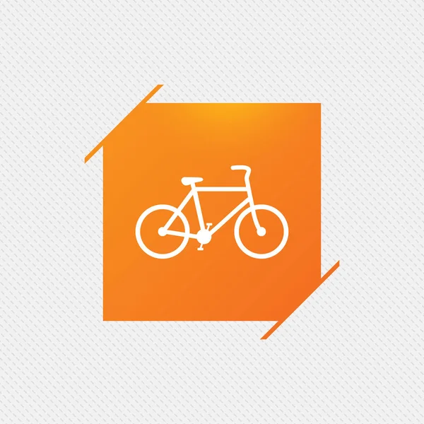 Bicicleta icono de estilo plano — Vector de stock