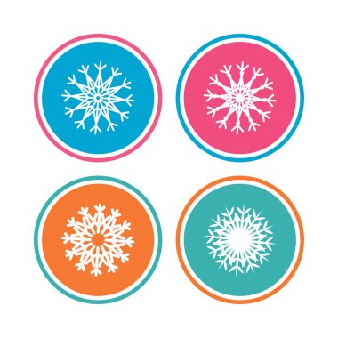 kar tanesi Icons set