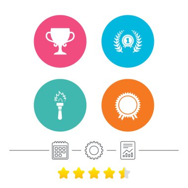 Birincilik Ödülü simgeler