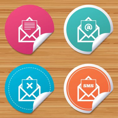 Posta zarf Icons set