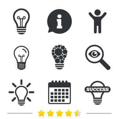 enerji tasarrufu Icons set