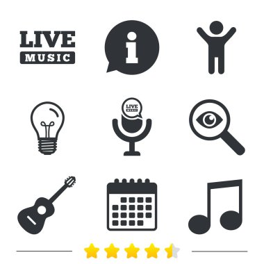 Müzikal öğeleri Icons set