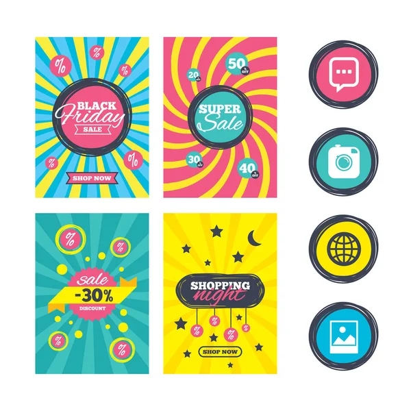 Sale  brochures templates — Stock Vector