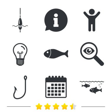 Balıkçılık Icons set