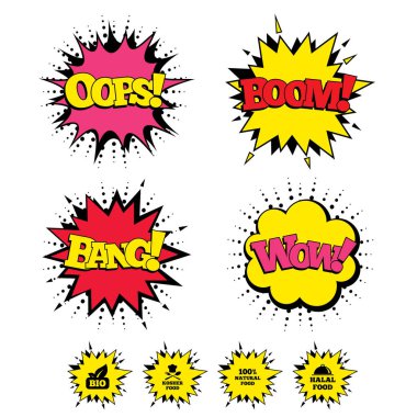 Komik Boom simgeler