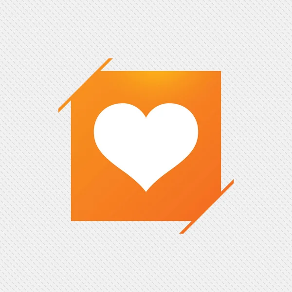 Love heart icon — Stock Vector