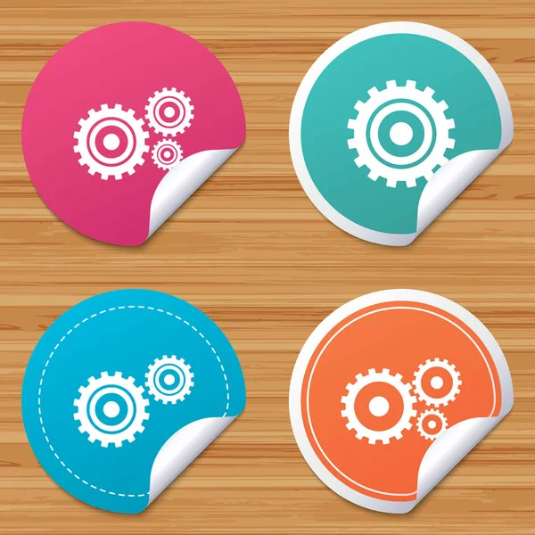 Cogwheels icons set — Stock Vector