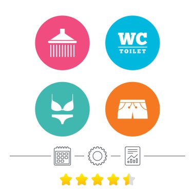 WC tuvalet işareti simgeleri