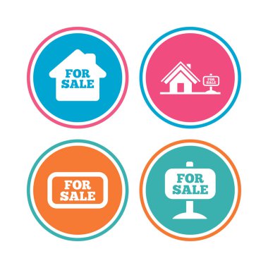 Satılık işaretçisini etiket simgeler