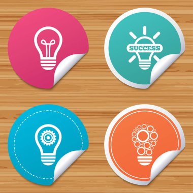 ışık lamba simgeler. 