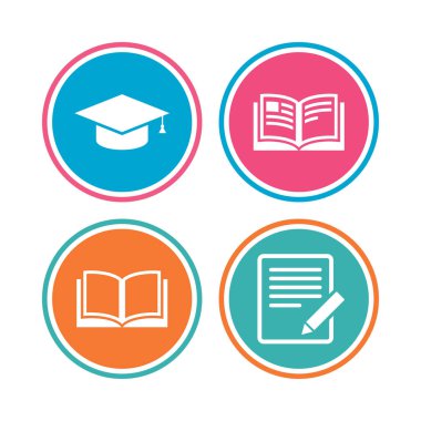 Eğitim kağıt afiş notları ile.