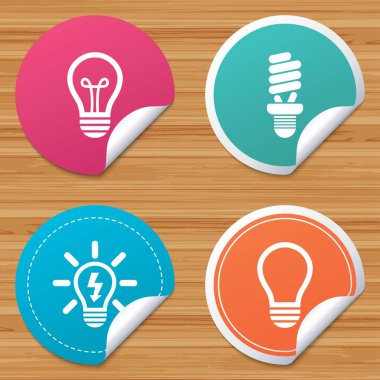 ışık lamba simgeler. 