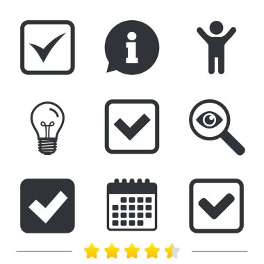 Onay kutusunu onaylayın kareler işaretleri