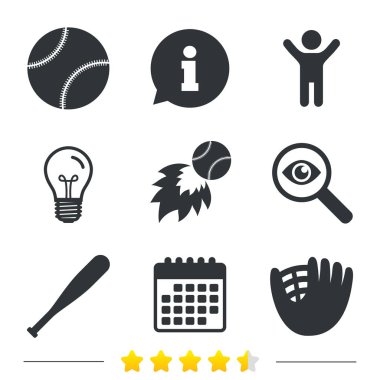 Beyzbol spor simgeleri.