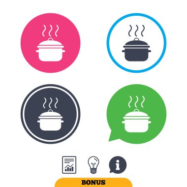 Pan pişirme Icons set