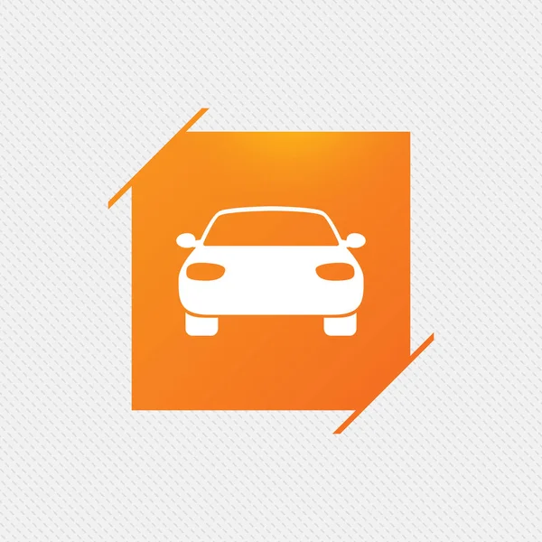 Auto teken pictogram. — Stockvector